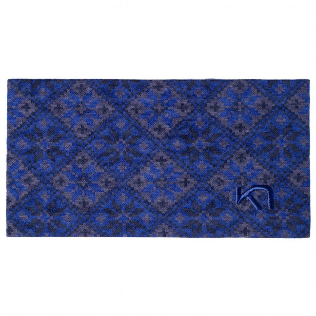 KARI TRAA ROSE HEADBAND AZURE Bandeau en laine merinos