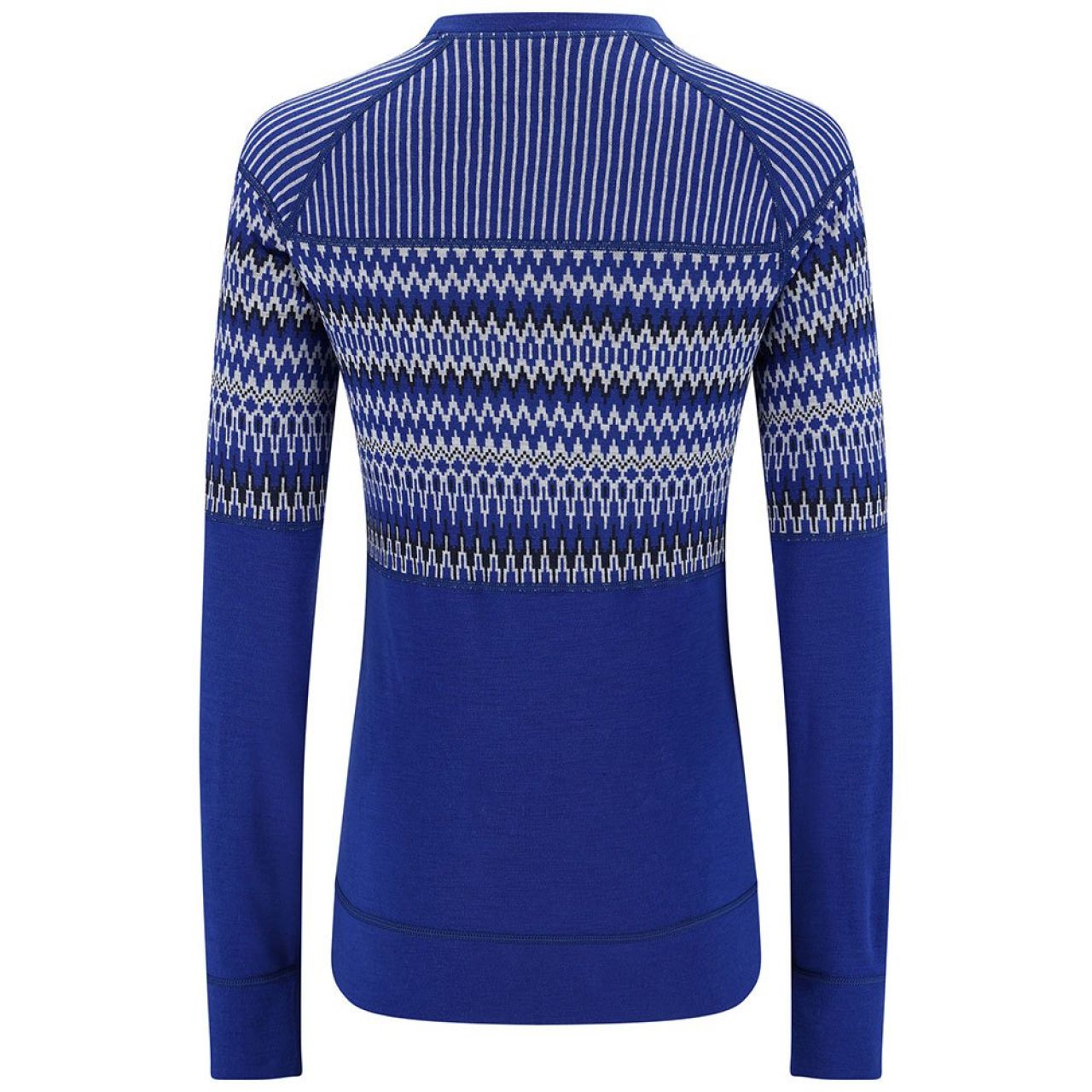 T-shirt Femme Kari Traa Laine Mérinos – Manches Longues, Taille S, Bleu