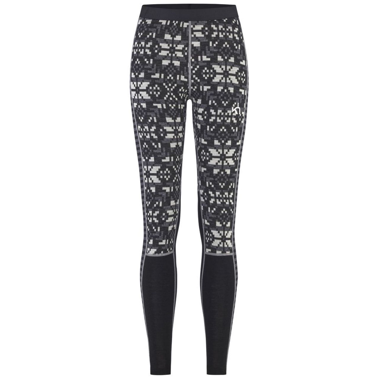 KARI TRAA ELSE PANT BLACK   Sous vetement technique en laine merinos
