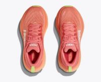 HOKA BONDI 8 CORAL ET PAPAYA Chaussures de running pas cher