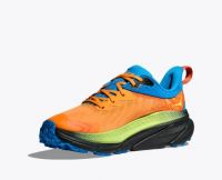 HOKA CHALLENGER ATR  7 GTX BLACK ET SOLAR FLARE Chaussures de Trail pas cher