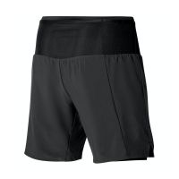 MIZUNO ACTIVE MULTI POCKET 7.5 SHORT 2 EN 1  Short Running Homme pas cher