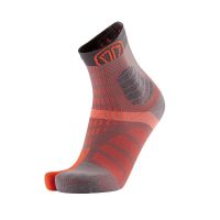 SIDAS CHAUSSETTES T-FREE TRAIL ORANGE ET GREY  Chaussettes de running