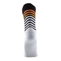 SIDAS RUN ANATOMIC LIGHT CREW WHITE ET BLACK  Chaussettes de running pas cher