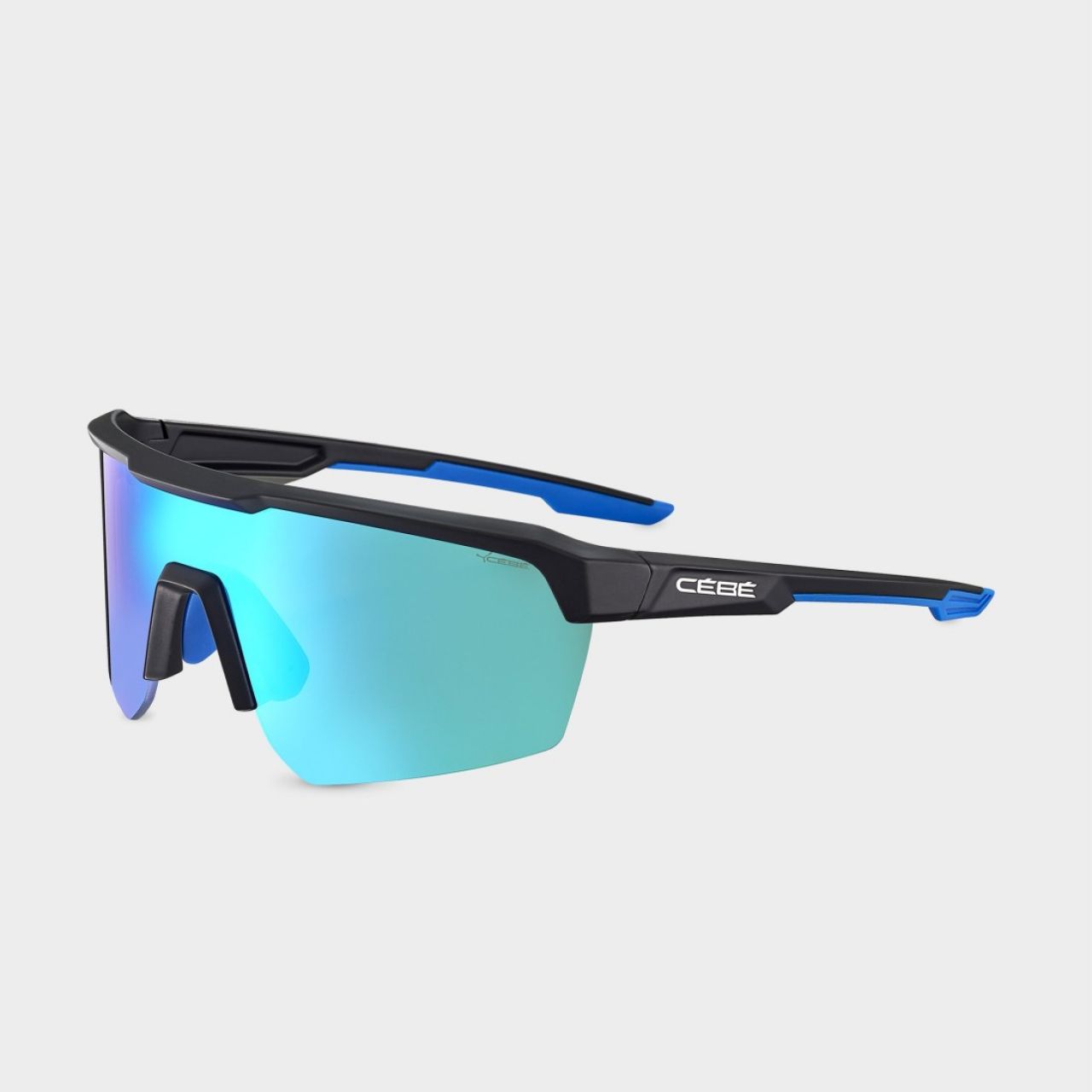 CEBE LUNETTES ASPHALT LITE BLACK ET BLUE WAVE Lunettes de sport
