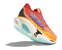 HOKA  CIELO X1 CERISE ET SOLAR FLARE Chaussures avec plaque carbone pas cher