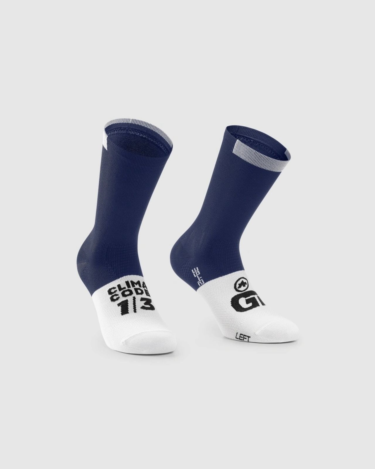 ASSOS GT SOCKS C2 GENESI BLUE  Soquettes vélo Assos