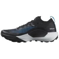 SALOMON S/LAB GENESIS BLACK ET BLUE DANUBE Chaussures de trail pas cher