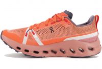 ON RUNNING CLOUDSURFER TRAIL FLAME ET DUSTROSE Chaussures de trail pas cher