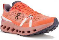 ON RUNNING CLOUDSURFER TRAIL WOMAN FLAME ET DUSTROSE Chaussures de trail