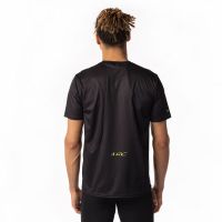 SCOTT TEE SHIRT RC SS NOIRE ET JAUNE Tee shirt running pas cher