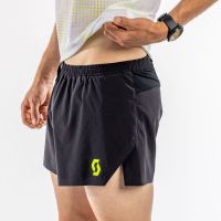 SCOTT SPLIT SHORT RC RUN BLACK YELLOW Short running pas cher