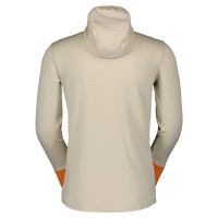 SCOTT HOODY MENS DEFINED LIGHT DUST WHITE Sweat capuche running pas cher