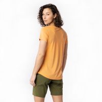 SCOTT MAILLOT MC DEFINED MERINOS GRAPHIC SS MELON ORANGE Tee shirt été merinos pas cher