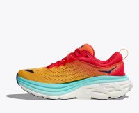 HOKA BONDI 8 CERISE ET CLOUDLESS Chaussures de running pas cher