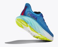 HOKA ARAHI 7 VIRTUAL BLUE ET CERISE Chaussures de running pas cher