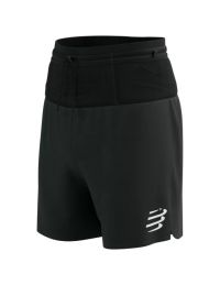 COMPRESSPORT TRAIL RACING 2 EN 1 SHORT NOIR  Short de running