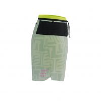 COMPRESSPORT TRAIL RACING 2 EN 1 SHORT SUGAR ICE  Short de running pas cher