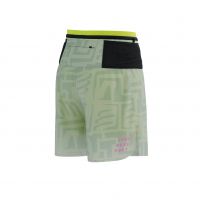 COMPRESSPORT TRAIL RACING 2 EN 1 SHORT SUGAR ICE  Short de running pas cher