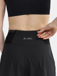 CRAFT PRO TRAIL  SHORT NOIR Short Running femme pas cher