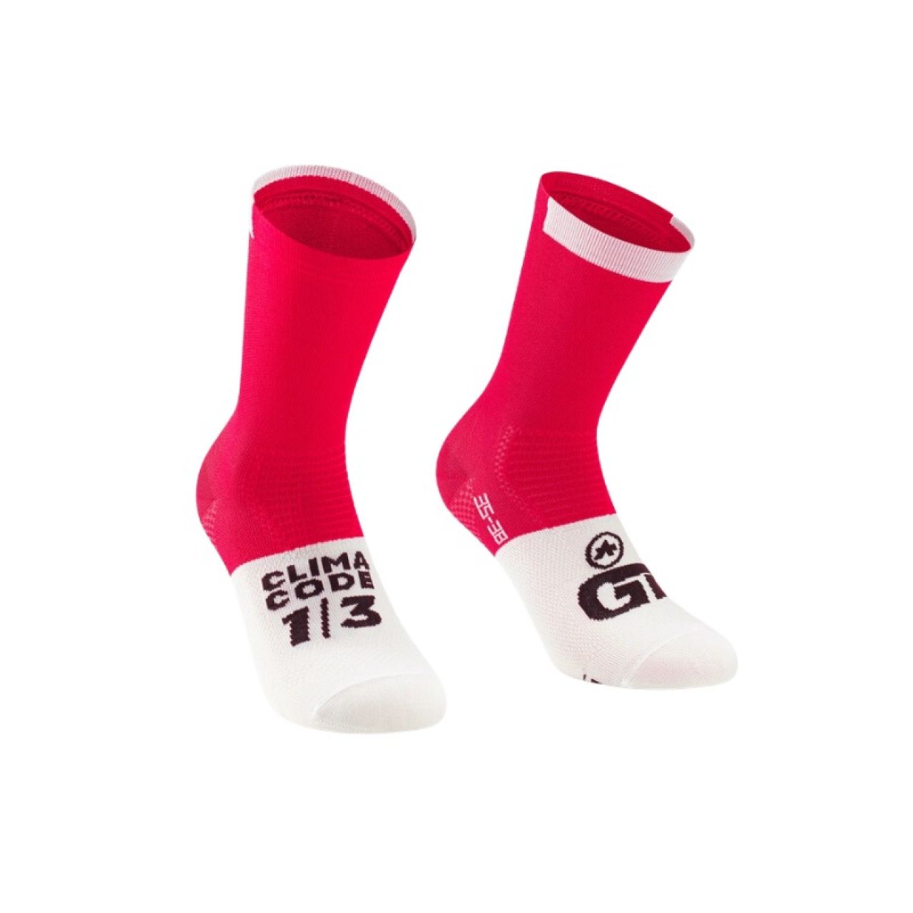 ASSOS GT SOCKS C2 LUNAR RED Soquettes vélo Assos