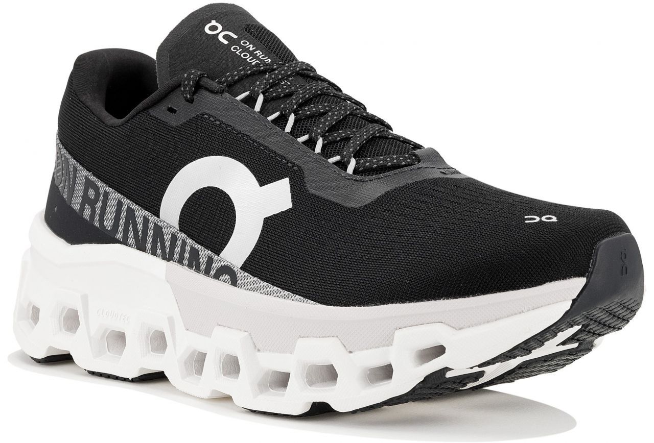 ON RUNNING CLOUDMONSTER 2 BLACK ET FROST Chaussures de running