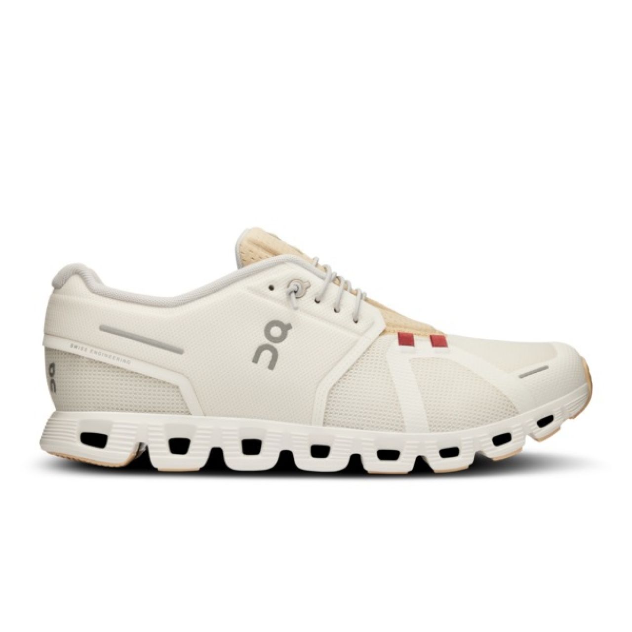 ON RUNNING CLOUD 5 PUSH IVORY ET SAVANNAH Chaussures de running
