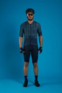 ZERO RH SPEED JERSEY NETWORK ABSOLUTE BLUE Maillot vélo été pas cher