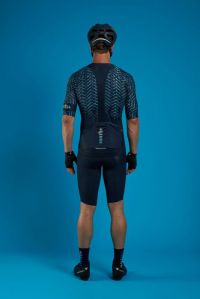 ZERO RH SPEED JERSEY NETWORK ABSOLUTE BLUE Maillot vélo été pas cher