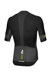 ZERO RH SPEED JERSEY BELUGA BLACK ET ACID LIME Maillot vélo été pas cher