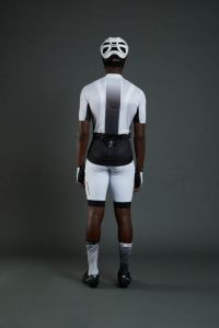 ZERO RH LIGHT CLIMBER JERSEY WHITE ET BLACK maillot vélo été pas cher