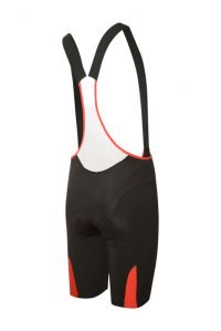 ZERO RH ENDURANCE BIBSHORT BLACK ET RED CODE Cuissard vélo Homme pas cher