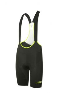 ZERO RH ENDURANCE BIBSHORT BLACK ET ACID LIME Cuissard vélo Homme