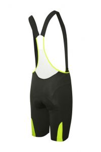 ZERO RH ENDURANCE BIBSHORT BLACK ET ACID LIME Cuissard vélo Homme pas cher