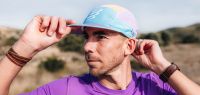 COMPRESSPORT 5 PANEL LIGHT CAP SHELL BLUE ET LUPINE Casquette running pas cher