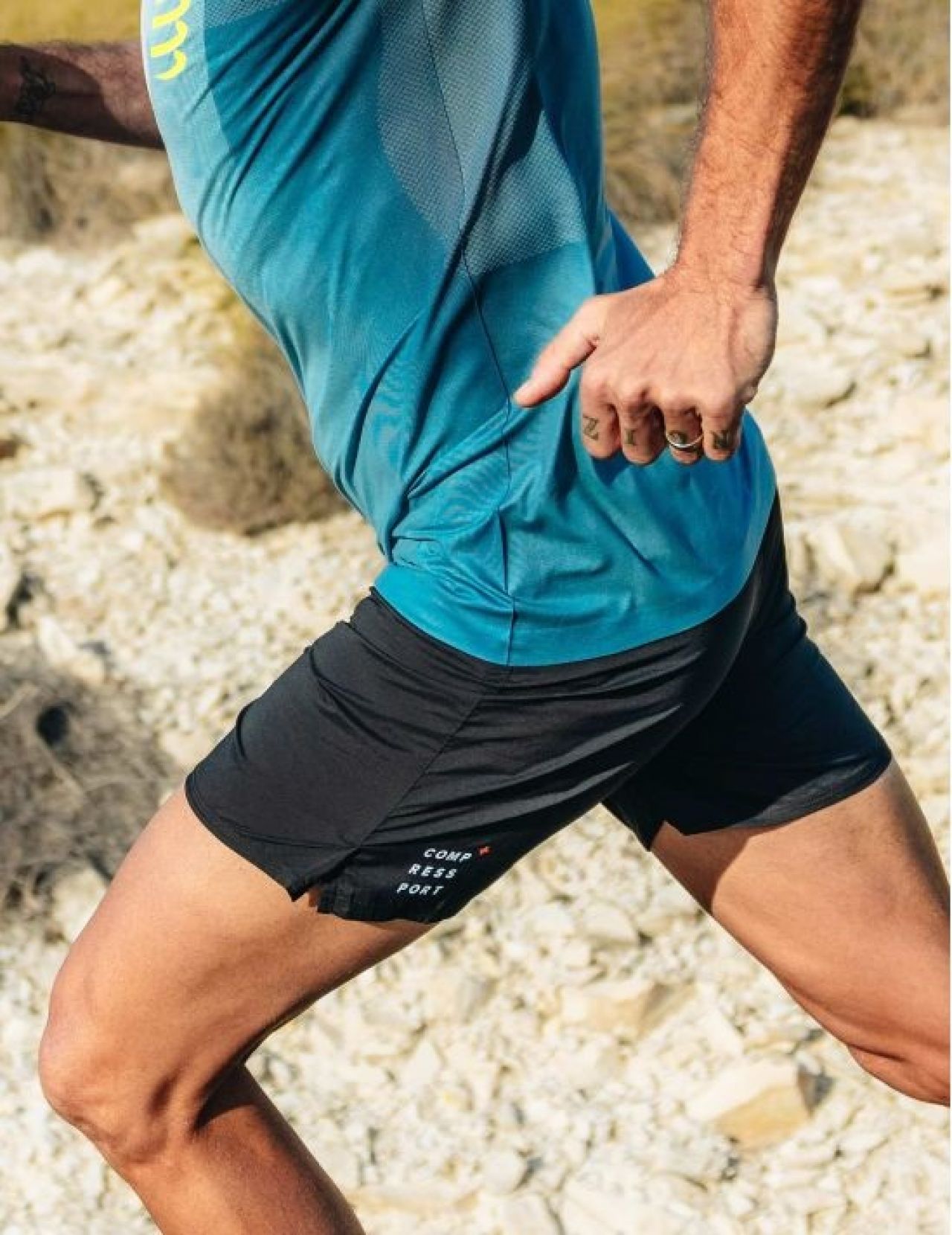 COMPRESSPORT PERFORMANCE SHORT NOIR Short de running