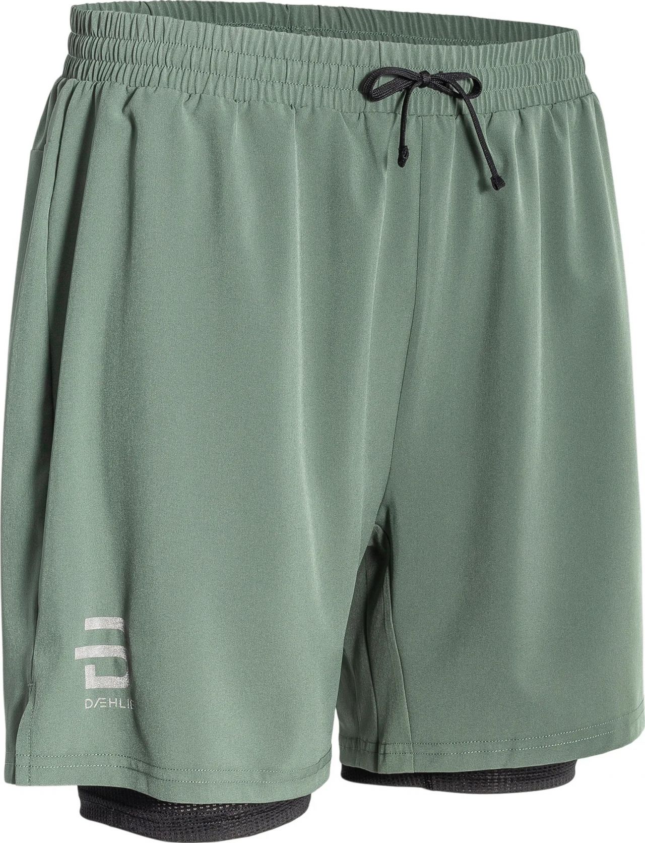 DAEHLIE SHORT RUN 2 EN 1 DARK FOREST  Short Running