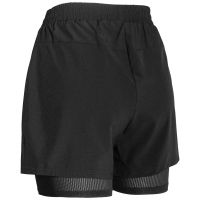 DAEHLIE SHORT RUN 2 EN 1 NOIR  Short Running pas cher