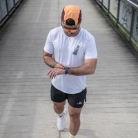 T-SHIRT TECHNIQUE "DBDB" BLANC pas cher