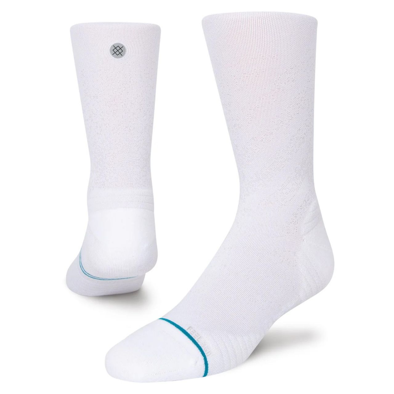STANCE CHAUSSETTES MI-MOLLET CRUN LIGHT WHITE Chaussettes de running