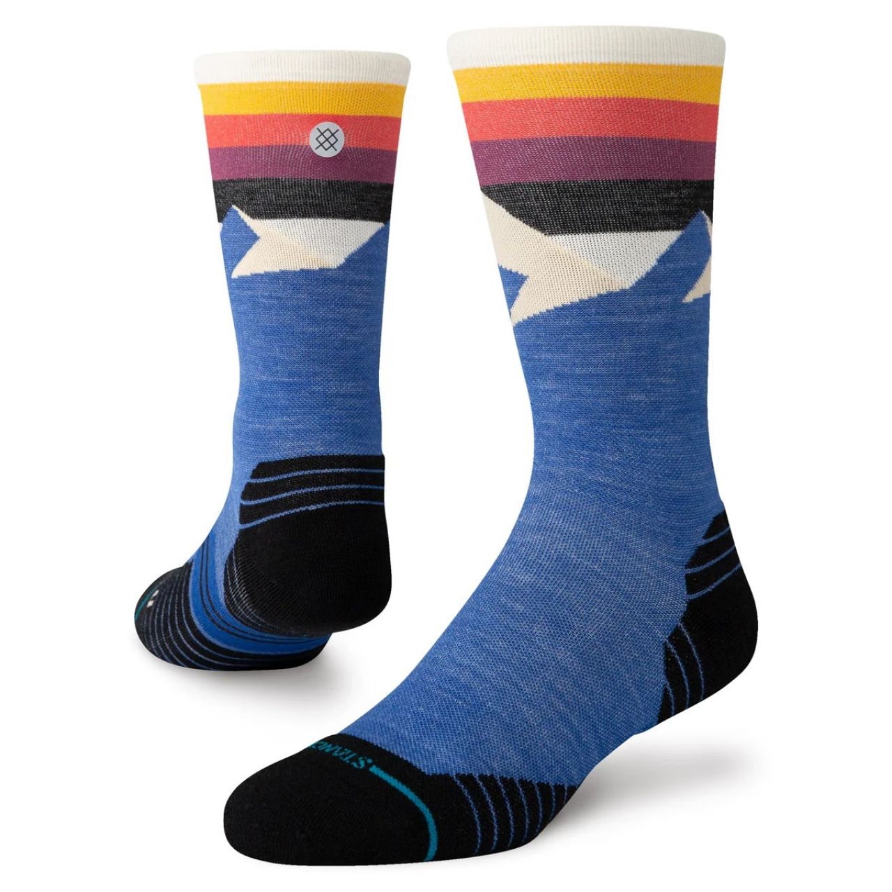 STANCE CHAUSSETTES MI MOLLET DIVIDED LINES Chaussettes de running
