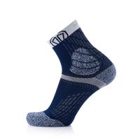 SIDAS CHAUSSETTES TRAIL PROTECT BLUE WHITE Chaussettes de running pas cher