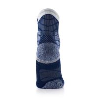 SIDAS CHAUSSETTES TRAIL PROTECT BLUE WHITE Chaussettes de running pas cher