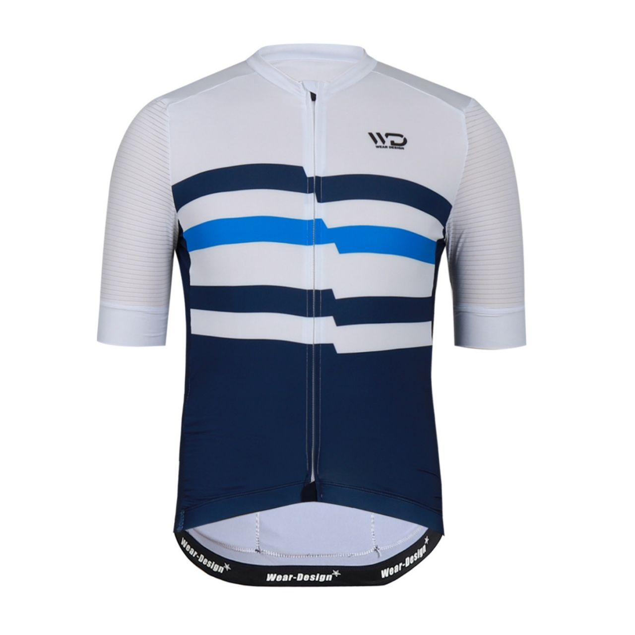 WEAR DESIGN MAILLOT CHALLENGER BLEU ET BLANC Maillot vélo