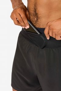 NNORMAL RACE SHORTS BLACK running pas cher