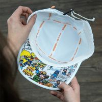 CASQUETTE 5 PANEL "DBDB" BLANC pas cher