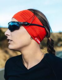 COMPRESSPORT HEADBAND ON/OFF RED Bandeau été pas cher