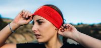 COMPRESSPORT HEADBAND ON/OFF RED Bandeau été pas cher