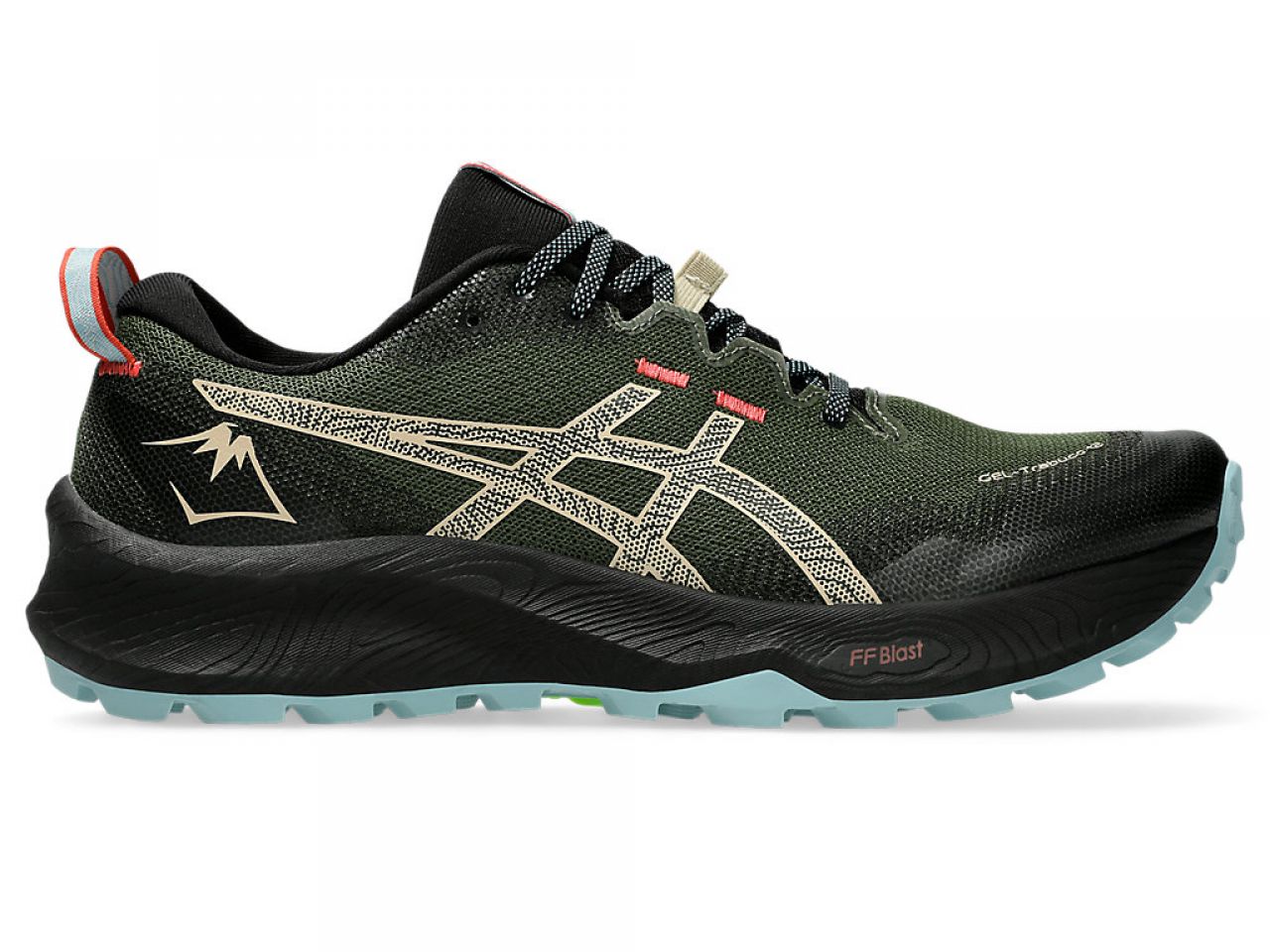 ASICS GEL TRABUCO 12 SMOG GREEN Chaussures de trail
