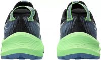 ASICS GEL TRABUCO 12 BLACK ET LIGHT BLUE Chaussures de trail pas cher
